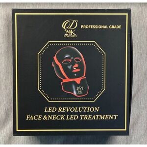 D24K Cosmetics LED Revolution Face & Neck Treatment Mask New Professional Grade